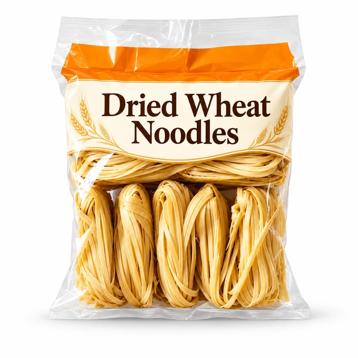 Dried wheat noodles — retouched catalogue illustration