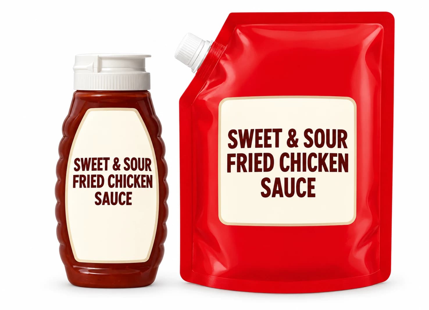 Sweet & Sour Fried Chicken Sauce — presentation reference
