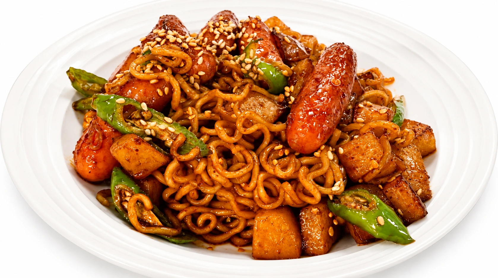 Serving suggestion for Charcoal-grilled chicken noodle sauce