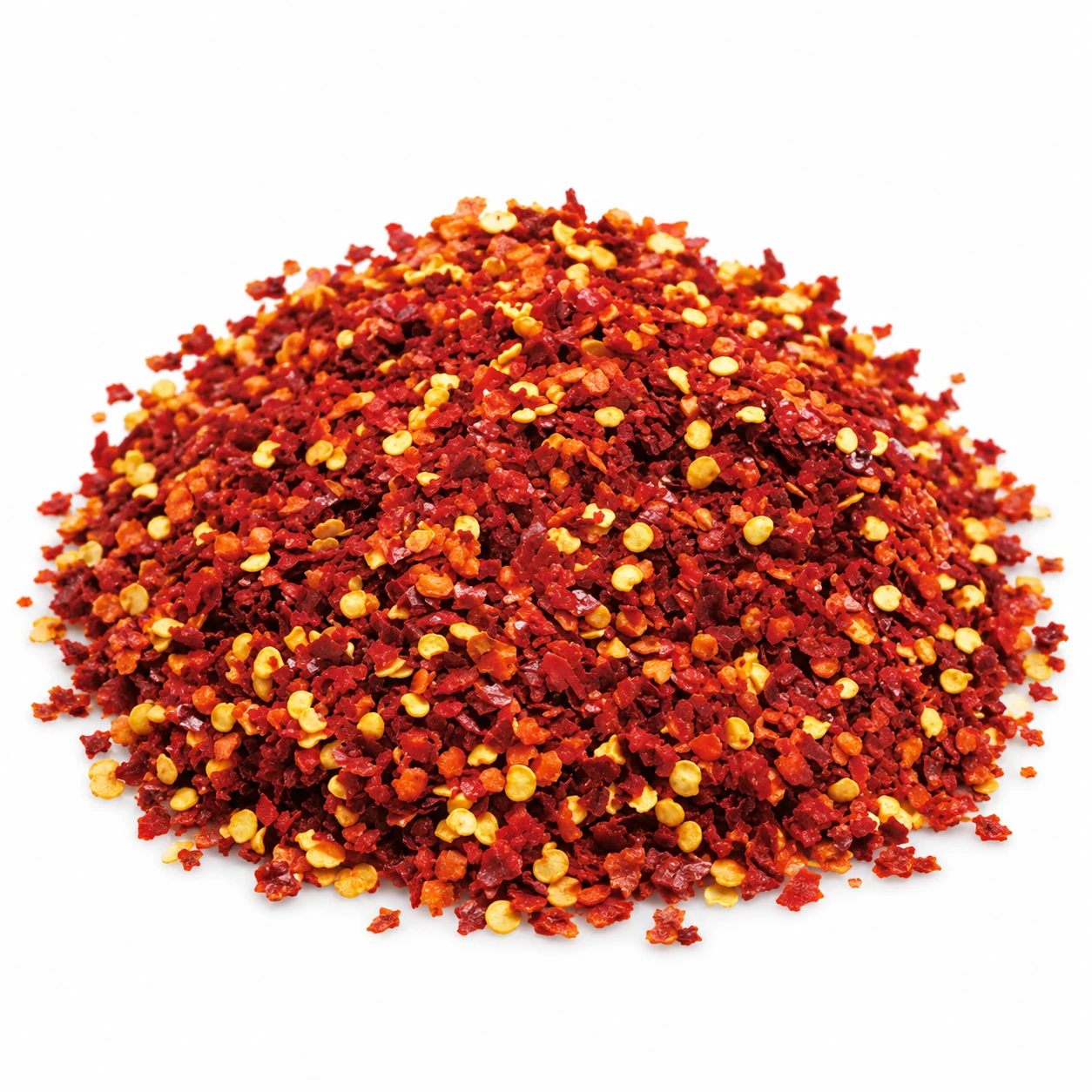 Crushed dried chili with seeds — edited catalogue image