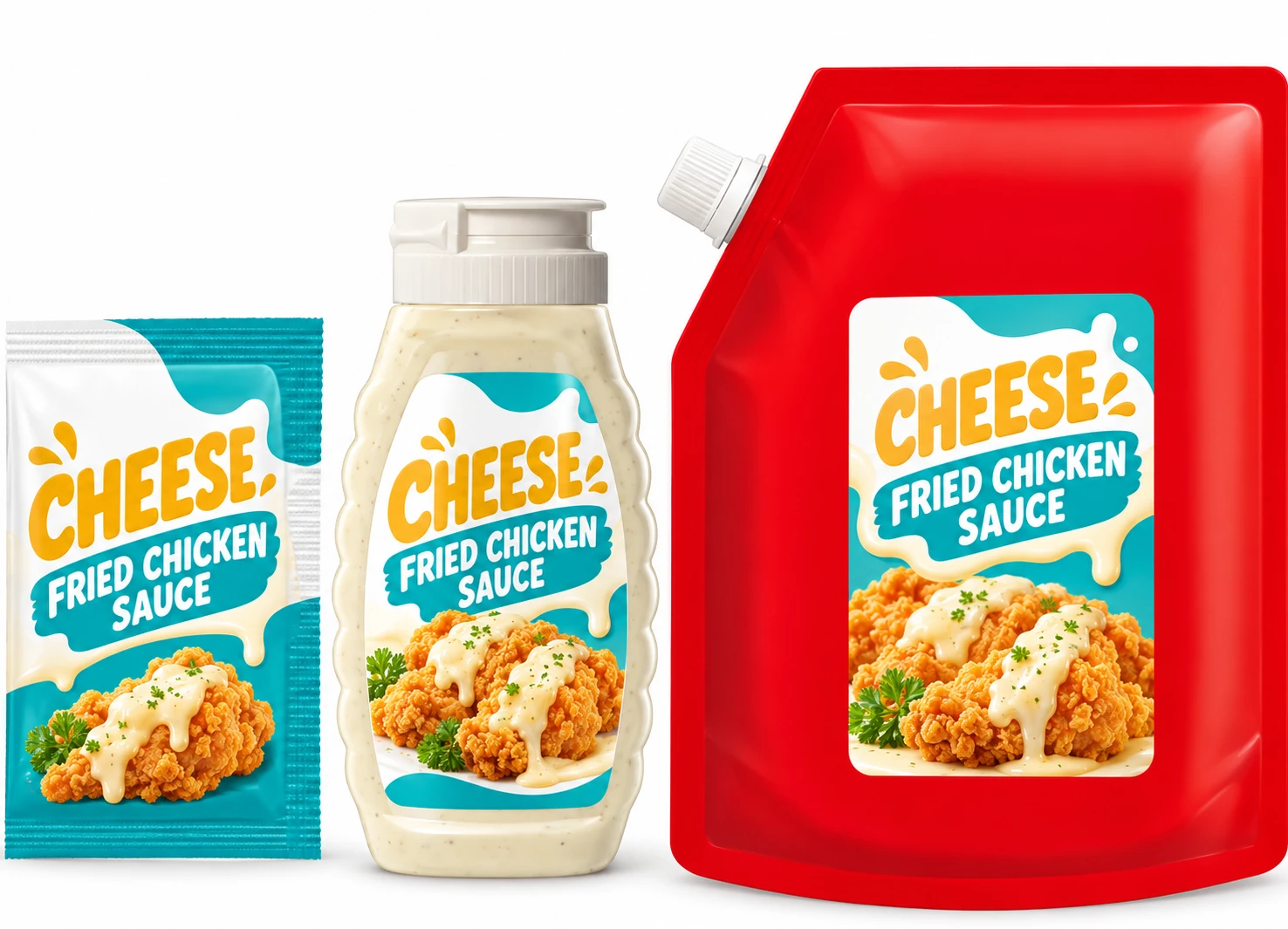 Creamy Cheese Fried Chicken Sauce — presentation reference