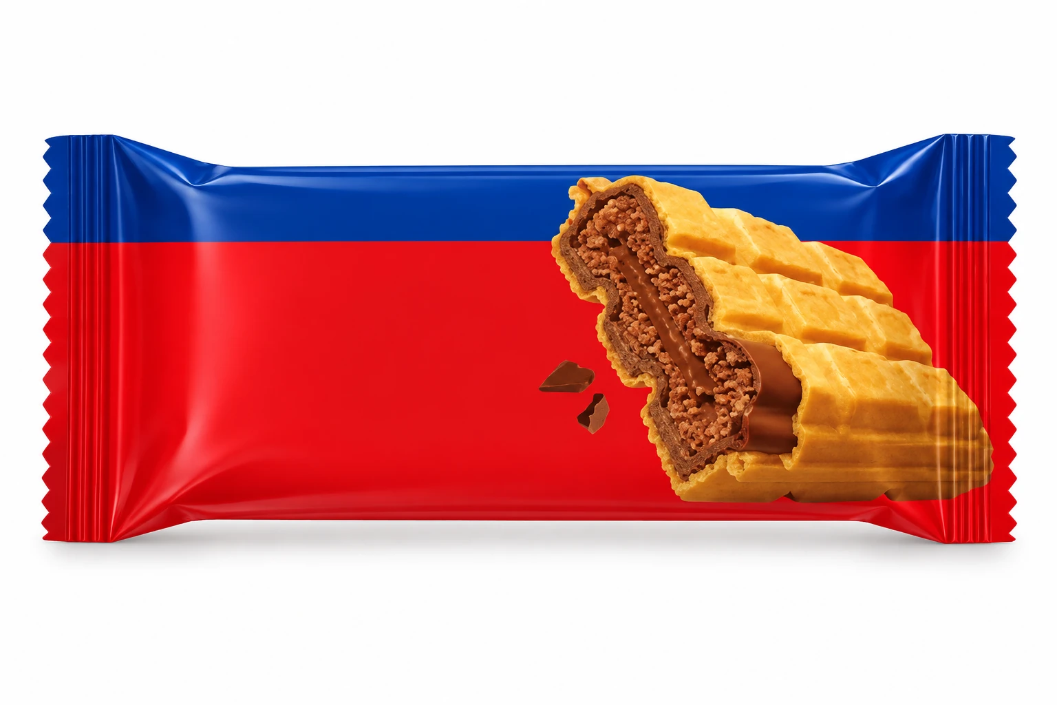 Chocolate wafer frozen dessert — unbranded product reference