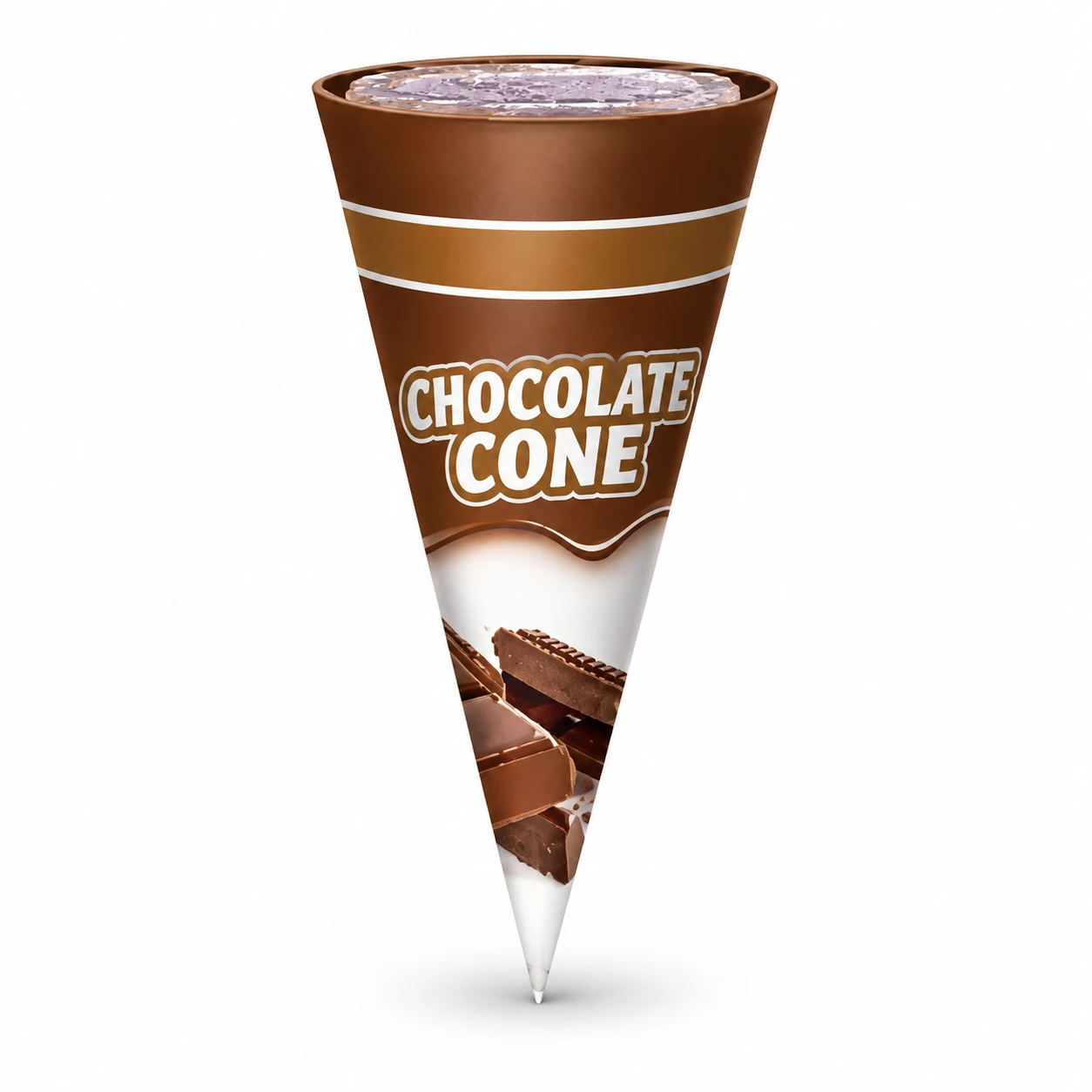 Chocolate cone — presentation reference