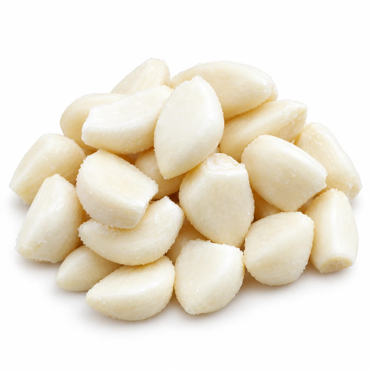 Frozen peeled garlic cloves — product illustration