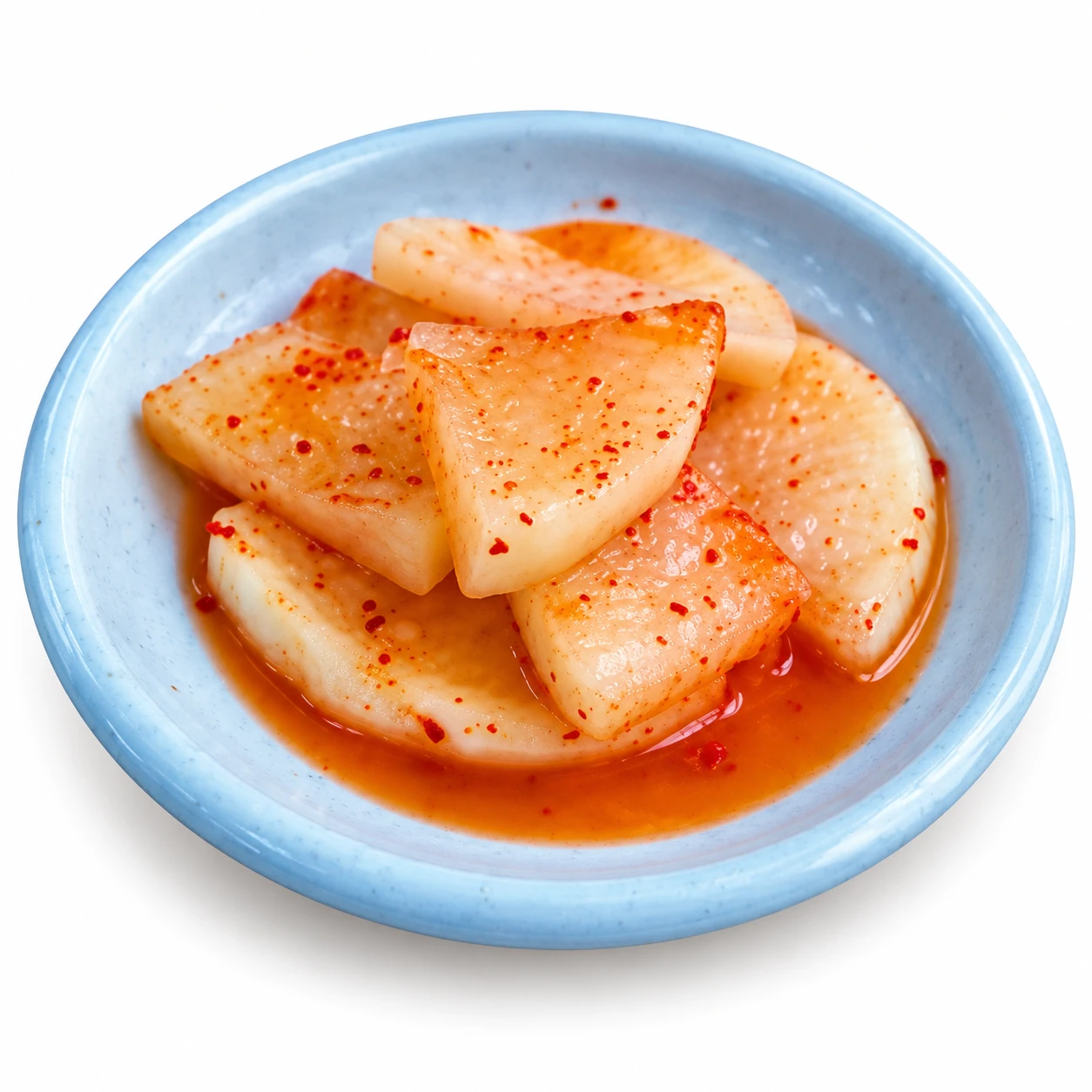 Nabak radish kimchi — edited serving illustration
